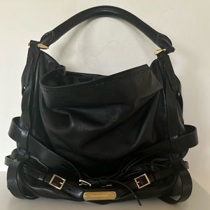 BURBERRY LEATHER SHOULDER BAG!!